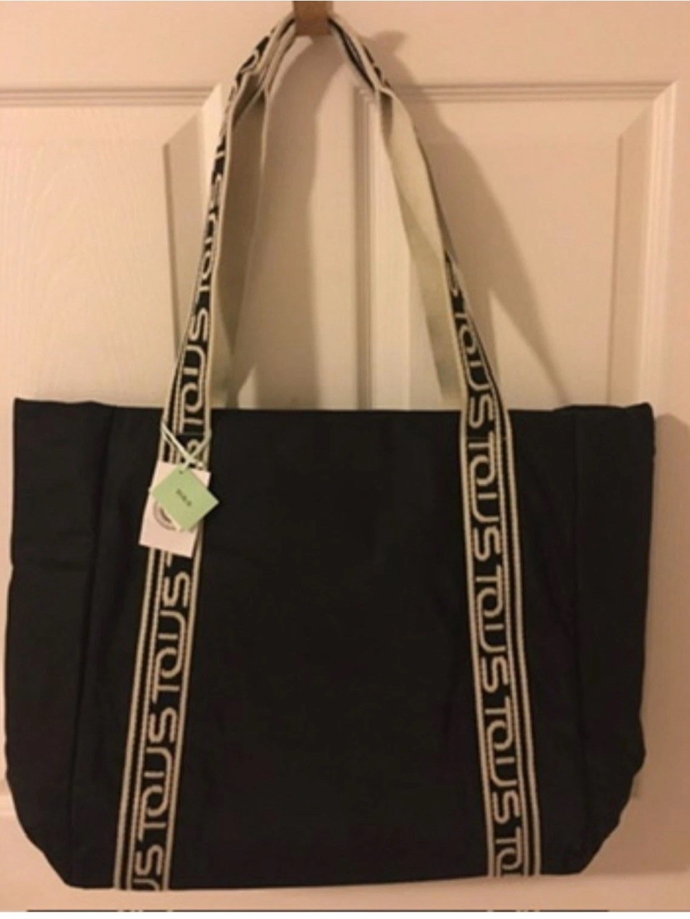 modern Tous Tote Bag with Branded Straps,new with tags